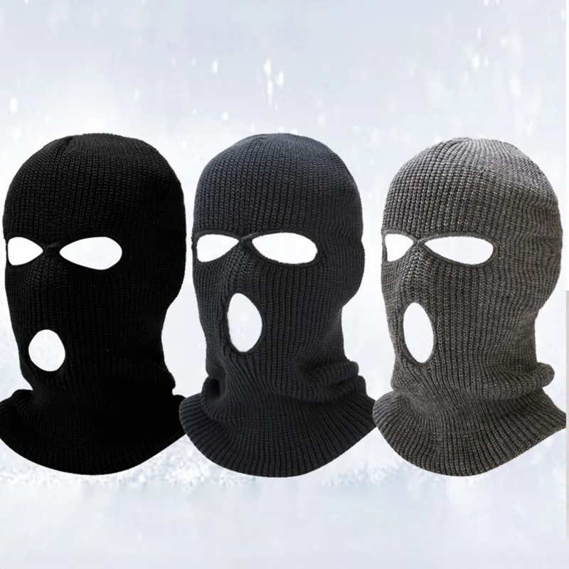 Winter Thermal Knitted Ski Mask with Embroidery 3 S6e305ef5317a42549e039c3af554b325T