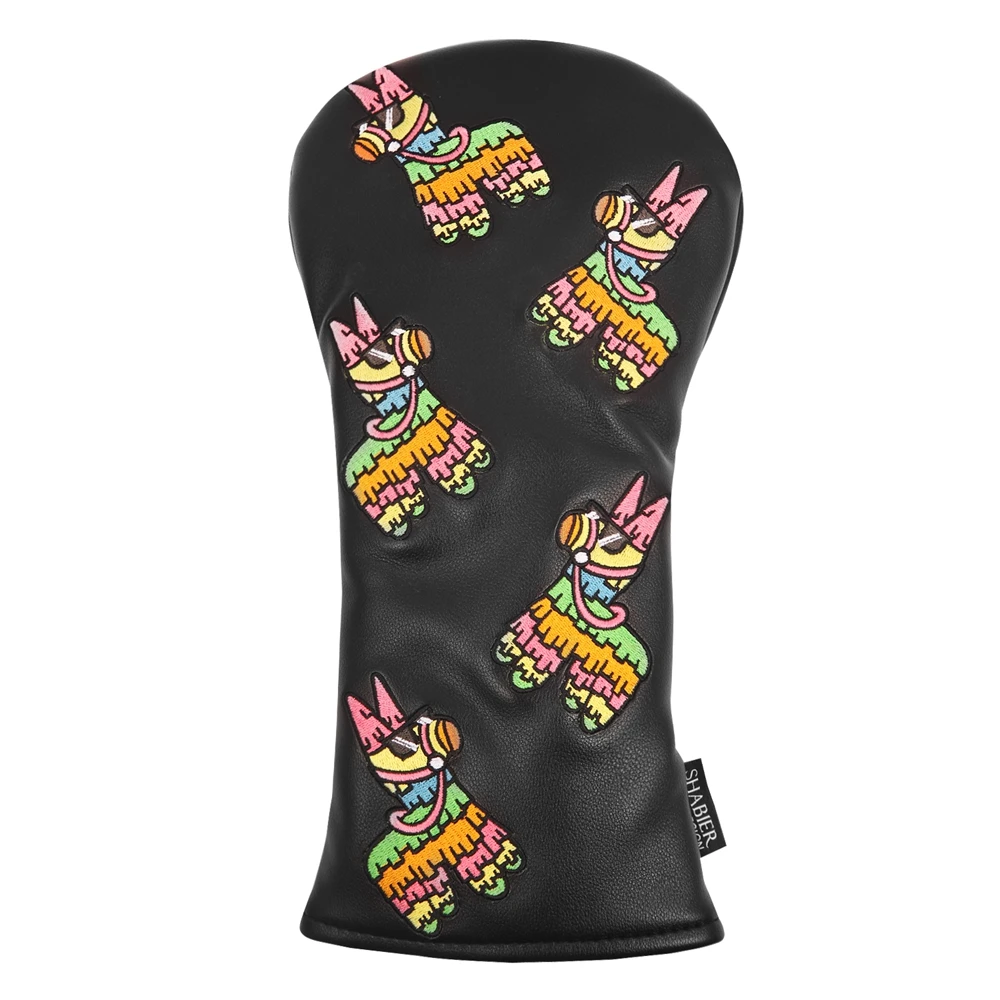 Black PU Leather Cinco de Mayo Horse Embroidered Golf Headcover Golf Club Driver Cover
Black PU Leather Cinco de Mayo Horse Embroidered Golf Headcover Golf Club Driver Cover