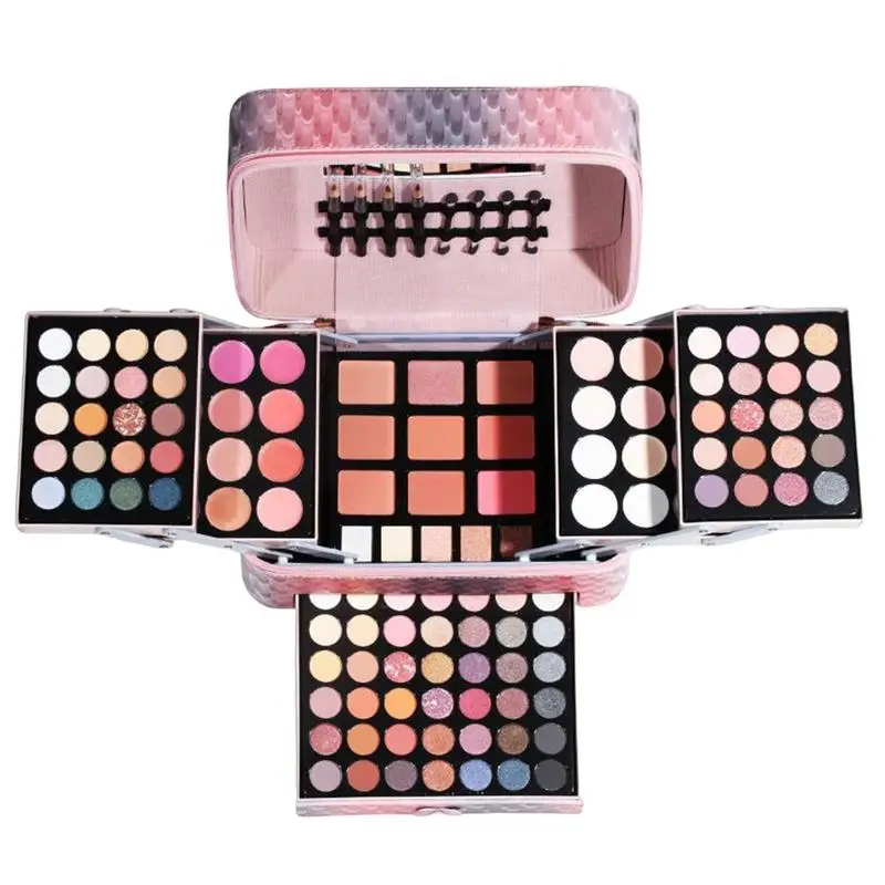 Eyeshadow Palette Set 82 Colors Eyeshadow Palette Brush Kit Halloween Palette Pigmented Matte Shimmers Metallic Eye Shadow
Eyeshadow Palette Set 82 Colors Eyeshadow Palette Brush Kit Halloween Palette Pigmented Matte Shimmers Metallic Eye Shadow