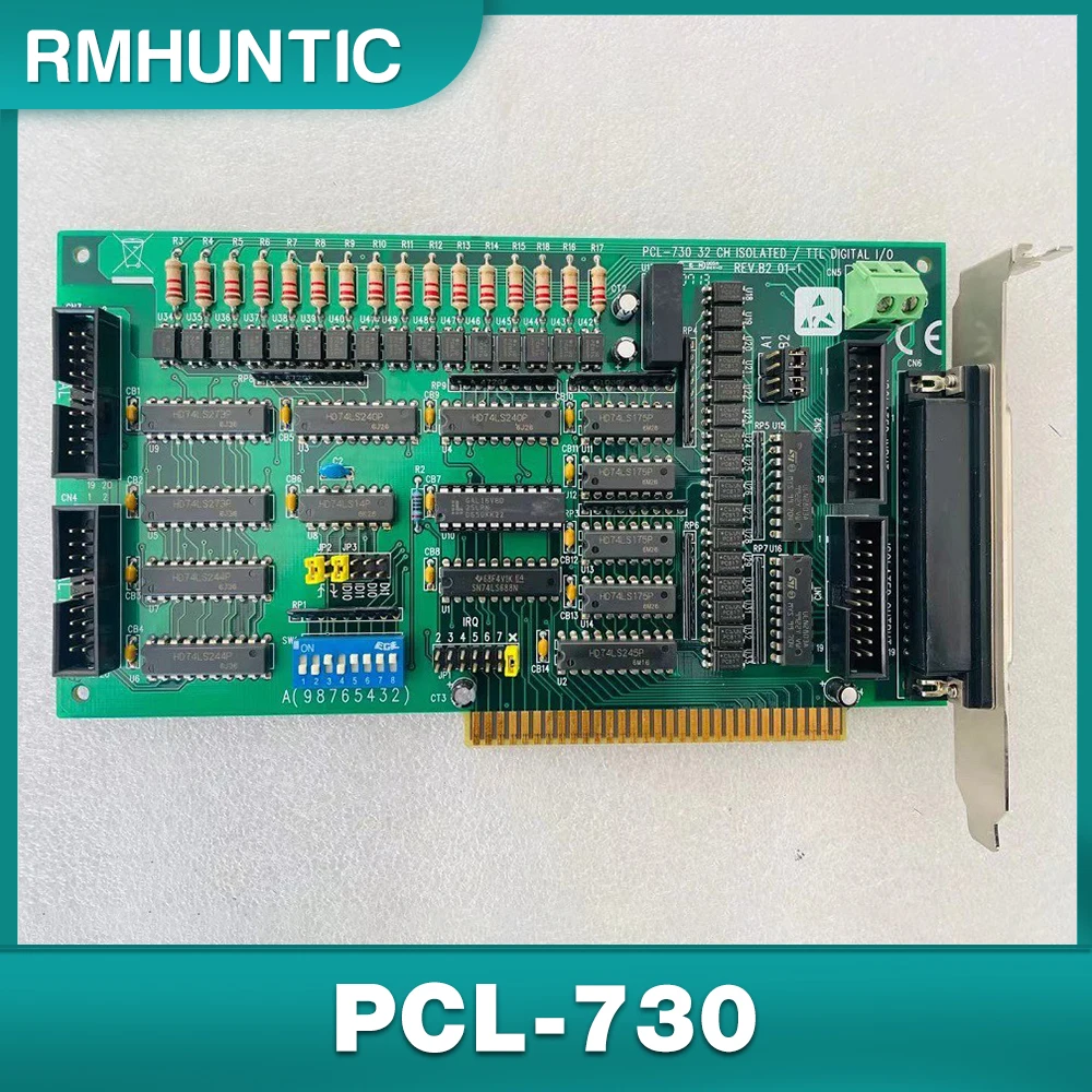 

32-канальная Изолированная цифровая I / O Isa Card PCL-730-32 Ch Для Advantech PCL-730 REV.B2