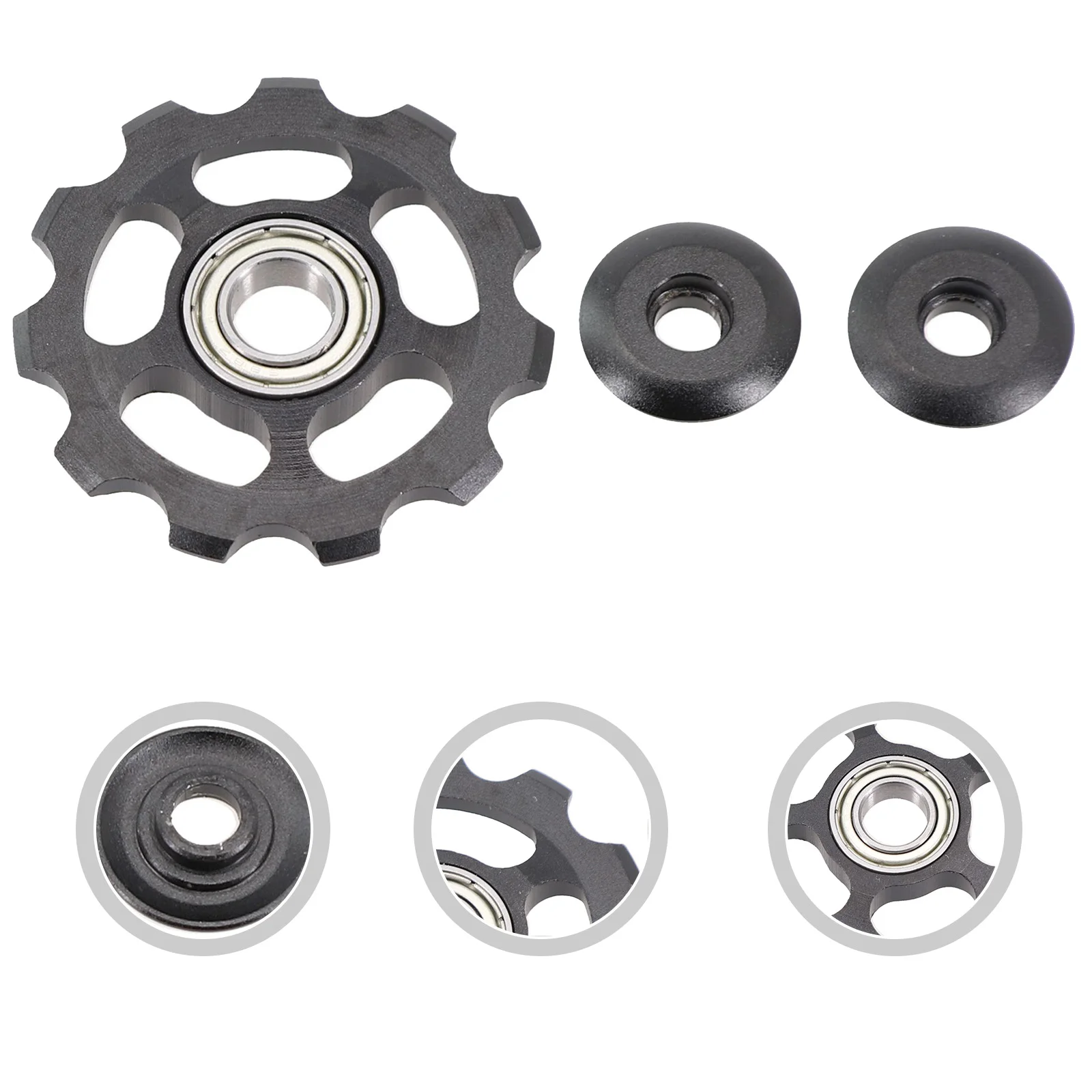 Bicycle Rear Derailleur Pulley JockeyWheel 11T Bike CNC Parts Anodised Sealed Aluminum Rear Derailleur Guide Wheel Bicycle Parts
Bicycle Rear Derailleur Pulley JockeyWheel 11T Bike CNC Parts Anodised Sealed Aluminum Rear Derailleur Guide Wheel Bicycle Parts