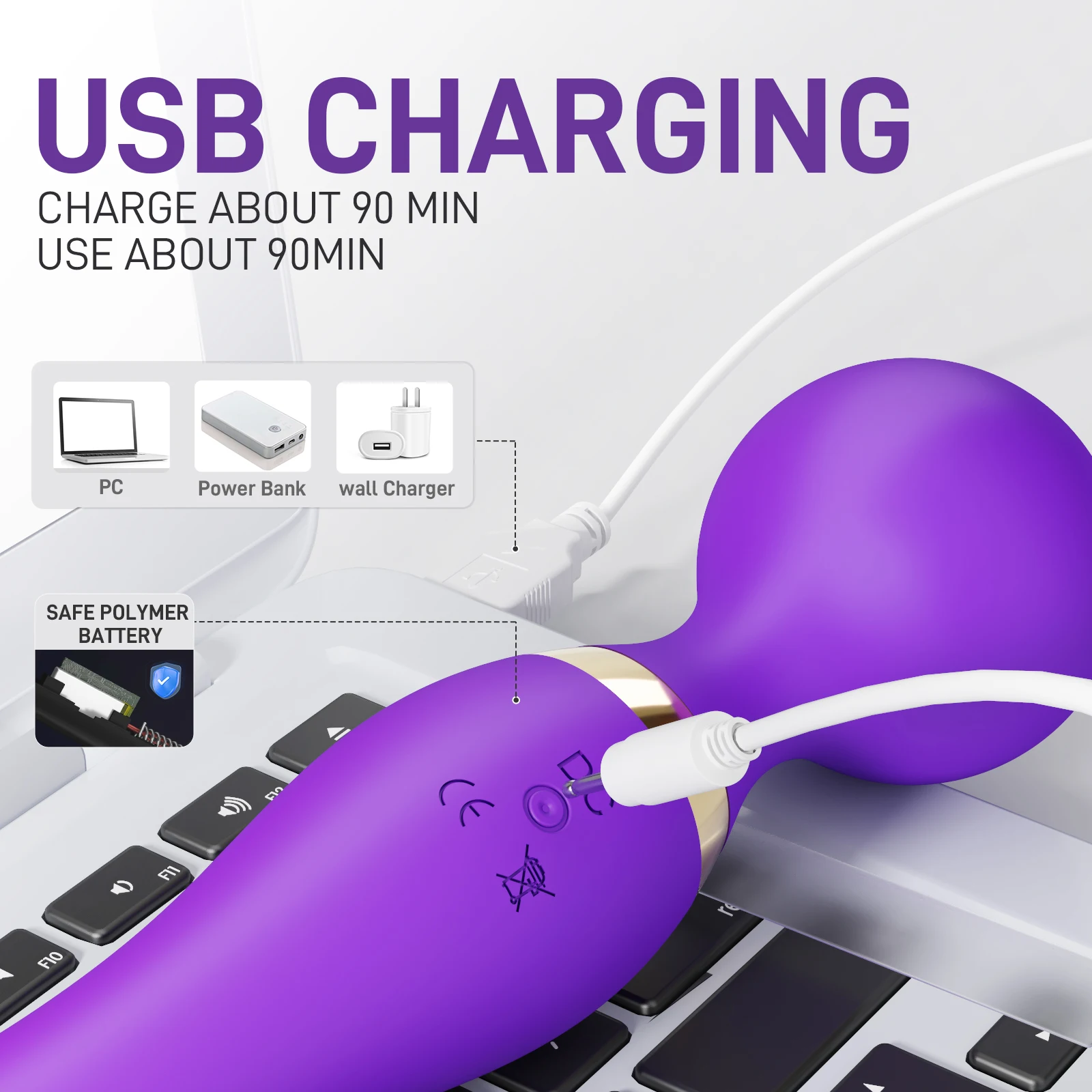 Powerful Double Heads AV Magic Wand Vibrator for Women G-spot Clitoral Stimulator Female Massager Sex Toys for Couple Adults 18 Powerful Double Heads AV Magic Wand Vibrator for Women G-spot Clitoral Stimulator Female Massager Sex Toys for Couple Adults 18