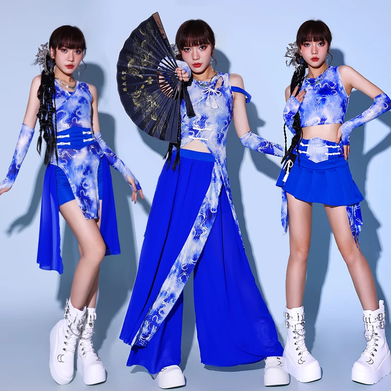 New Sexy Woman Group Costumes Kpop Singing Fashion Dance Chinese Style Drumming Jazz Dancer Clothing
New Sexy Woman Group Costumes Kpop Singing Fashion Dance Chinese Style Drumming Jazz Dancer Clothing