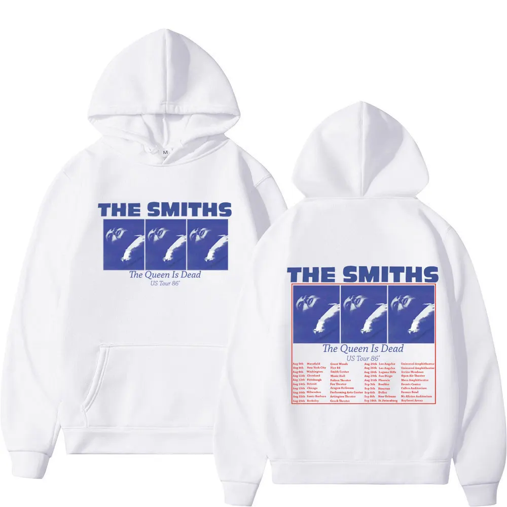 

Толстовка с капюшоном рок-группы Us Tour 86 The Smiths The Queen Ls Dead модные трендовые винтажные толстовки унисекс повседневные удобные пуловеры