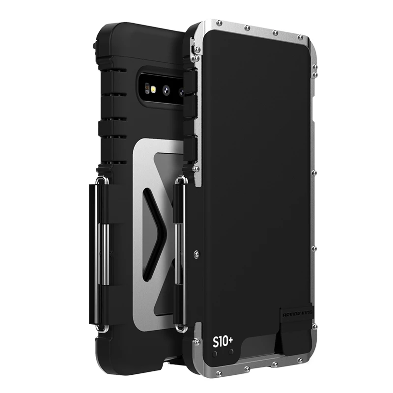 ARMOR KING Luxury Stainless Steel Metal Flip Protective Shockproof Case Heavy Duty Cover For Samsung Galaxy S10 Plus
ARMOR KING Luxury Stainless Steel Metal Flip Protective Shockproof Case Heavy Duty Cover For Samsung Galaxy S10 Plus