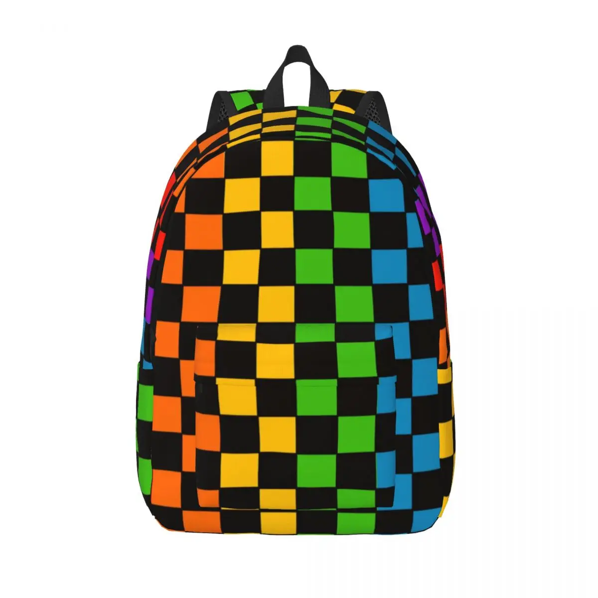 Custom Rainbow Checkerboard Checked Pattern Canvas Backpack Men Women Basic Bookbag for College School Bags
Custom Rainbow Checkerboard Checked Pattern Canvas Backpack Men Women Basic Bookbag for College School Bags