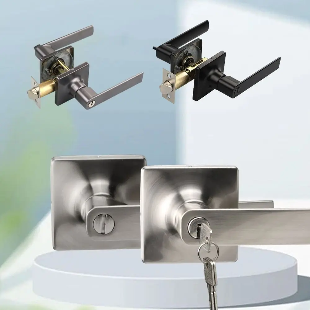 Zinc Alloy Three-Bar Door Lock Modern Style Furniture Hardware Interior Bedroom Burglar Lock Privacy Square
Zinc Alloy Three-Bar Door Lock Modern Style Furniture Hardware Interior Bedroom Burglar Lock Privacy Square