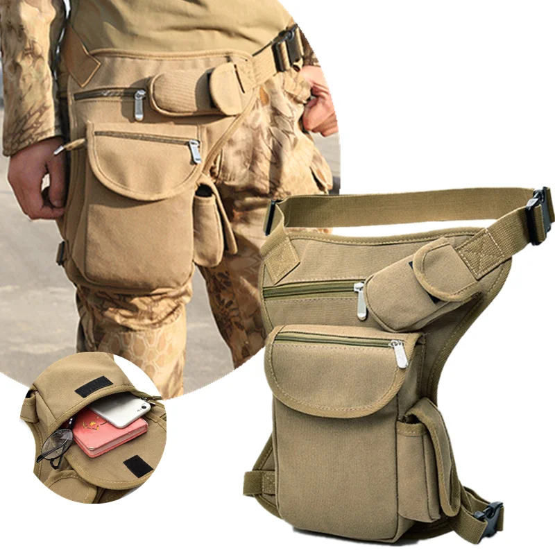 Men Canvas Drop Leg Bag Waist Casual Pack Belt Hip Bum Military Travel Multipurpose Messenger Shoulder Bags Cycling Tactical Bag
Men Canvas Drop Leg Bag Waist Casual Pack Belt Hip Bum Military Travel Multipurpose Messenger Shoulder Bags Cycling Tactical Bag
