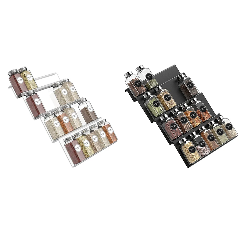 Acrylic Material 4Tier Spice Drawer Organizer Seasoning Bottle Storage Rack Under Desk Drawer Kitchen
Acrylic Material 4Tier Spice Drawer Organizer Seasoning Bottle Storage Rack Under Desk Drawer Kitchen