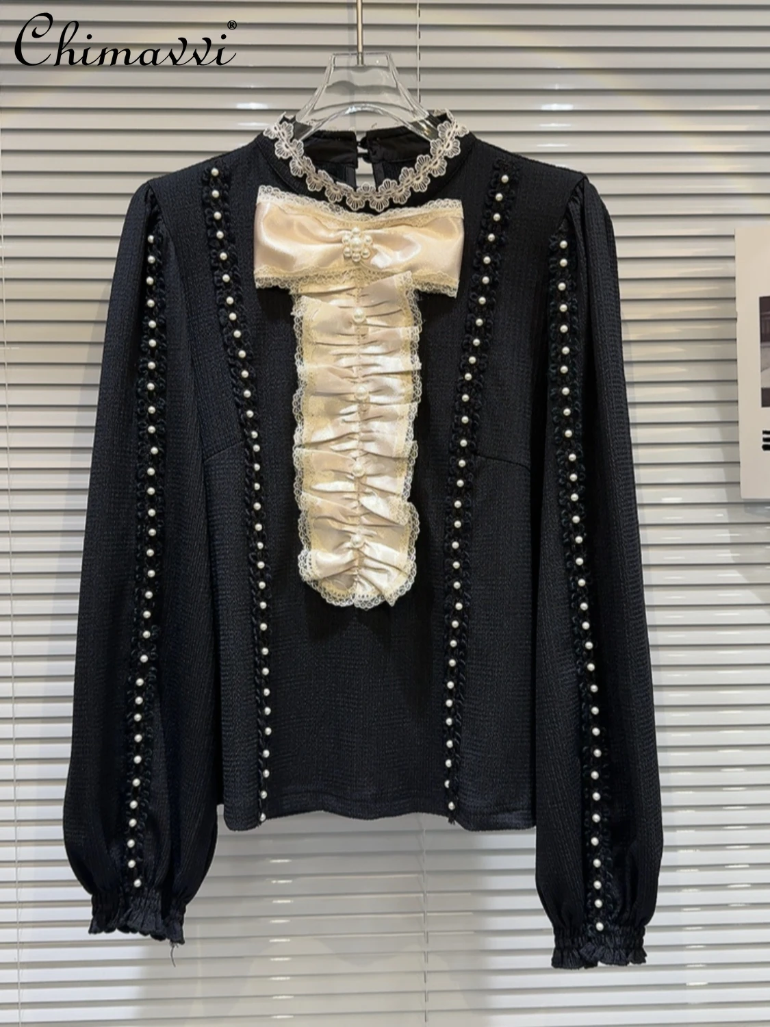 2024 Spring Clothes Fashion Pleated Bow Tie Contrast Color Shirt Ladies Top Loose Long Sleeve Elegant Socialite Blusas De Mujer
2024 Spring Clothes Fashion Pleated Bow Tie Contrast Color Shirt Ladies Top Loose Long Sleeve Elegant Socialite Blusas De Mujer