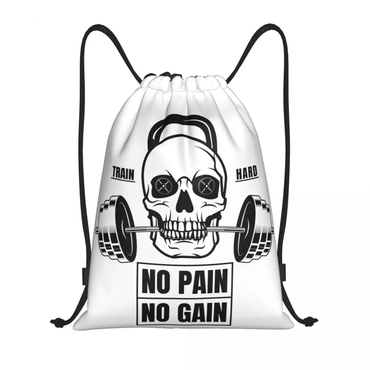 No Pain No Gain Drawstring Backpack Women Men Gym Sport Sackpack Foldable Bodybuilding Fitness Gym Training Bag Sack
No Pain No Gain Drawstring Backpack Women Men Gym Sport Sackpack Foldable Bodybuilding Fitness Gym Training Bag Sack