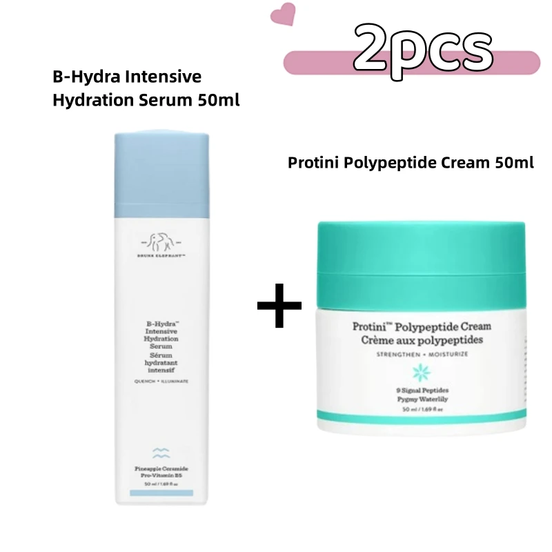 2pcs/Set Drunk Elephant Protini Polypeptide Cream+B-Hydra Intensive Hydration Serum 50ml Brightening Skin Care Set
2pcs/Set Drunk Elephant Protini Polypeptide Cream+B-Hydra Intensive Hydration Serum 50ml Brightening Skin Care Set