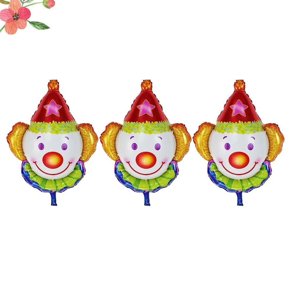 

Clown Balloon Aluminum Foil Balloons Carnival Theme Party Decorations Circus Theme Birthday Party Random Color