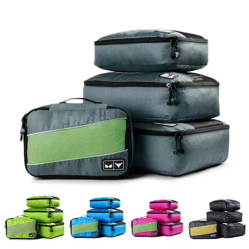 4PCS Travel Portable Packing Cubes Set Compressible Storage Luggage Organizer Shoe Bag Mesh Visual Lightweight Suitcase Bag
4PCS Travel Portable Packing Cubes Set Compressible Storage Luggage Organizer Shoe Bag Mesh Visual Lightweight Suitcase Bag