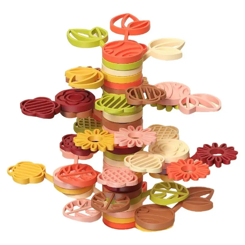 

Stacking Tree Game Balancing Blocks Montessori Toy Balancing Stacking Blocks Montessori Developmental Educational Toys For Girls