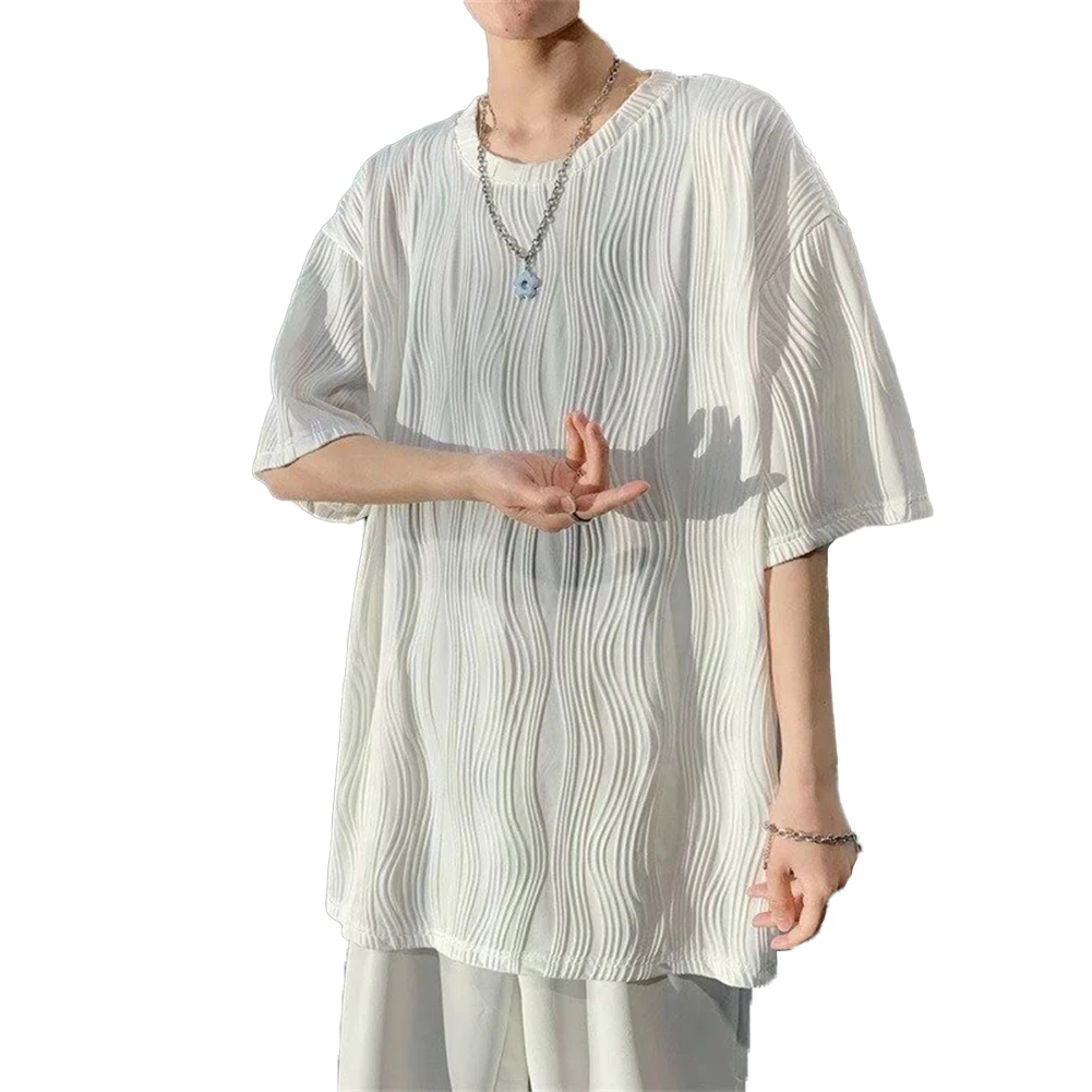 Top T-shirt Summer T Shirt Tee Top White Black Casual Ice Loose M-3XL Polyester Short Sleeve Striped Brand New
Top T-shirt Summer T Shirt Tee Top White Black Casual Ice Loose M-3XL Polyester Short Sleeve Striped Brand New