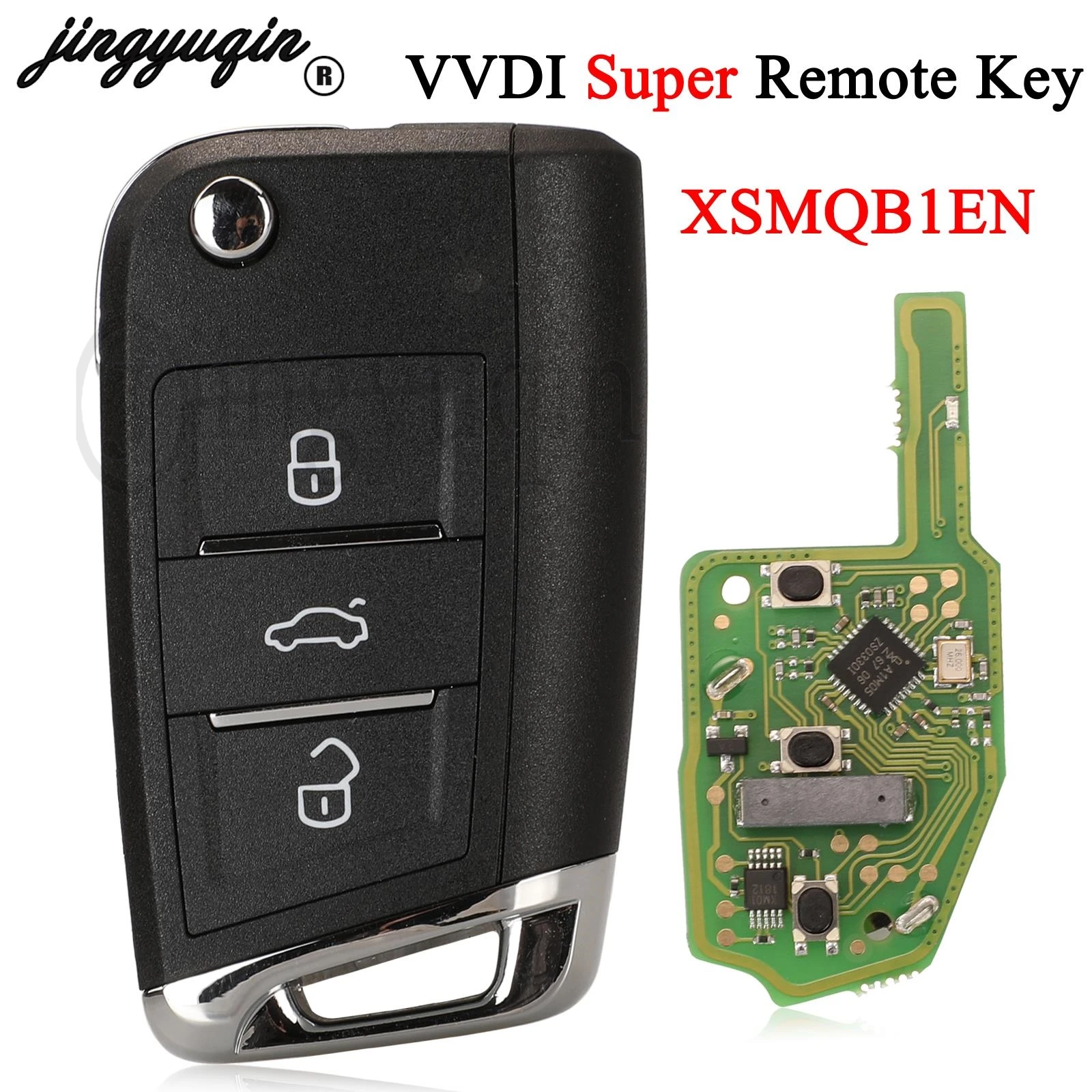 Jingyuqin Xhorse XSMQB1EN VVDI супер умный дистанционный Автомобильный ключ для VW VVDI ключ инструмент VVDI2 английская версия MQB Тип 3 кнопки
Jingyuqin Xhorse XSMQB1EN VVDI супер умный дистанционный Автомобильный ключ для VW VVDI ключ инструмент VVDI2 английская версия MQB Тип 3 кнопки
