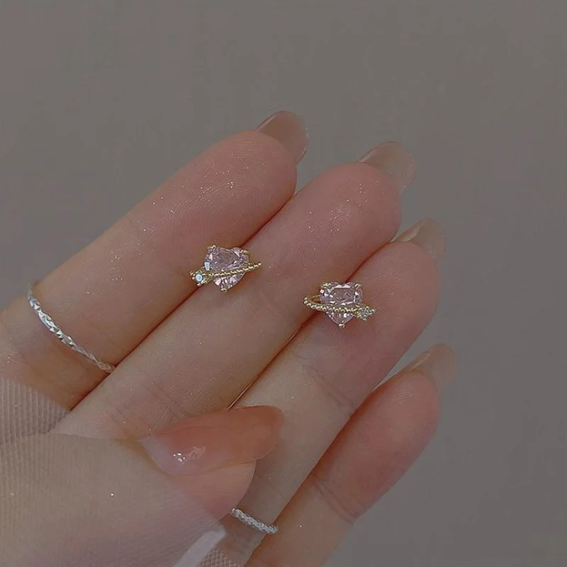 S925 sterling silver 2024 romantic planet love pink zircon earrings jewelry for women gift girlfriend wedding gifts for guestse
S925 sterling silver 2024 romantic planet love pink zircon earrings jewelry for women gift girlfriend wedding gifts for guestse