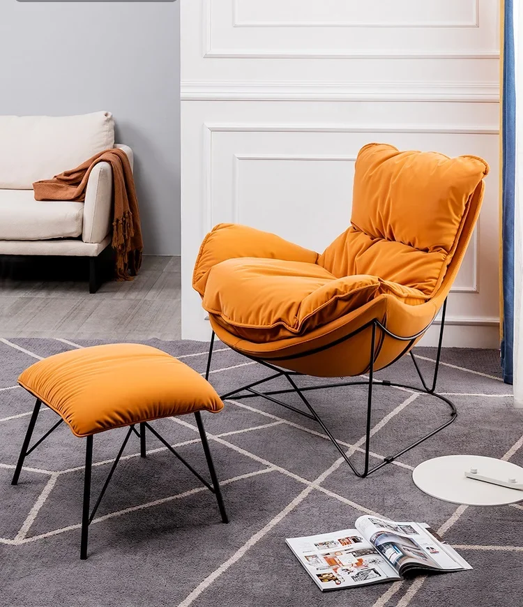 Nordic Light luxury single sofa chair snail chair living room balcony bedroom leisure lazy sofa net red lobster lounge chair
Nordic Light luxury single sofa chair snail chair living room balcony bedroom leisure lazy sofa net red lobster lounge chair