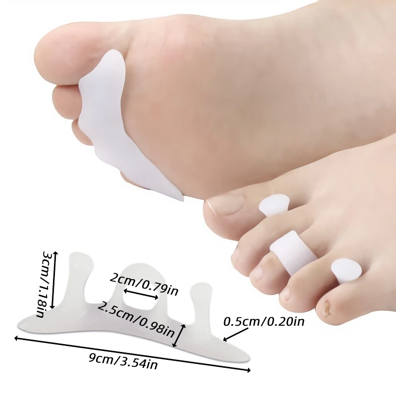 2pieces=1pair Thumb Hammer Toe Hallux Valgus Overlapping Corrector Pads Cushion Separators Curved Deformed Feet Care Orthosis
2pieces=1pair Thumb Hammer Toe Hallux Valgus Overlapping Corrector Pads Cushion Separators Curved Deformed Feet Care Orthosis