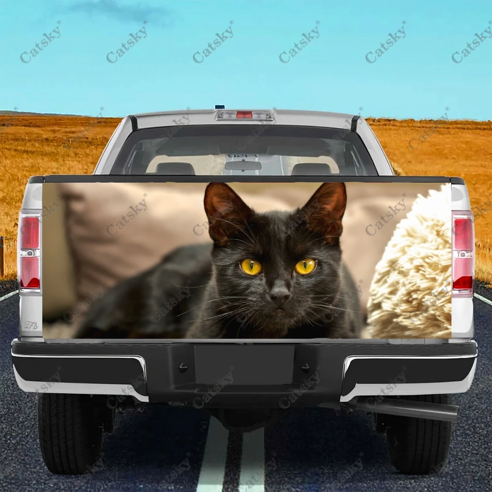Black Kittie Cat Printing Car Tail Trunk Protect Vinly Wrap Sticker Decal Car Hood Decoration Sticker for SUV Off-road Pickup
Black Kittie Cat Printing Car Tail Trunk Protect Vinly Wrap Sticker Decal Car Hood Decoration Sticker for SUV Off-road Pickup