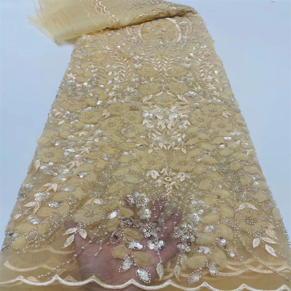 SJ Lace Sequins beaded Lace Fabric 2022 African Net Lace Fabric High Quality Nigeria French Tulle Mesh Lace Beads Bridal dp10-93
SJ Lace Sequins beaded Lace Fabric 2022 African Net Lace Fabric High Quality Nigeria French Tulle Mesh Lace Beads Bridal dp10-93