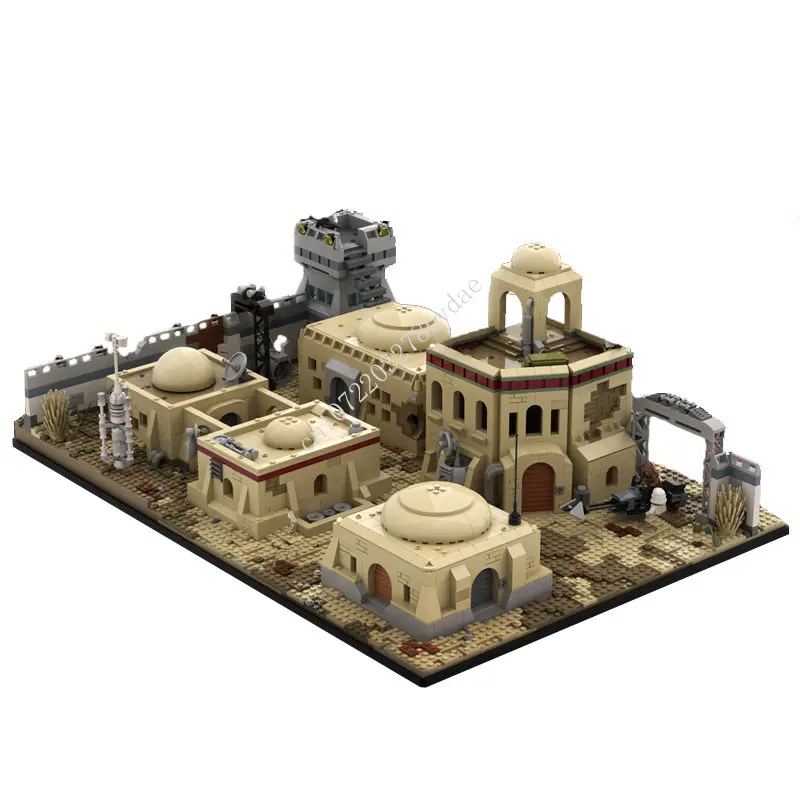 3683PCS MOC Space Wars SW Tatooine At War Building Blocks City Street View Architecture DIY Model Childrens Toys Holiday Gifts
3683PCS MOC Space Wars SW Tatooine At War Building Blocks City Street View Architecture DIY Model Childrens Toys Holiday Gifts