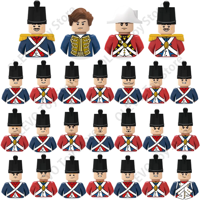 Middle Ages Military Soldier Building Blocks British Navy European War Chinese Qing Dynasty Figures Infantry Knight Weapon Brick
Middle Ages Military Soldier Building Blocks British Navy European War Chinese Qing Dynasty Figures Infantry Knight Weapon Brick