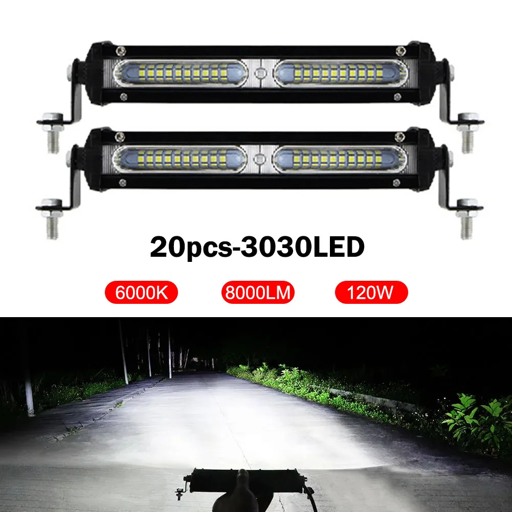 Universal 12V 24V Car Led Bar Light 6000K 7-inch Auto Driving Work Light Off-Road Bar Fog Lamp For Auto ATV SUV Tractor Boat
Universal 12V 24V Car Led Bar Light 6000K 7-inch Auto Driving Work Light Off-Road Bar Fog Lamp For Auto ATV SUV Tractor Boat