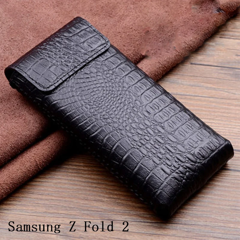 Чехол для телефона из натуральной кожи для Samsung Z Fold 2, деловой флип-Магнитный флип-чехол для Galaxy Z Fold2, чехол из крокодиловой кожи
Чехол для телефона из натуральной кожи для Samsung Z Fold 2, деловой флип-Магнитный флип-чехол для Galaxy Z Fold2, чехол из крокодиловой кожи