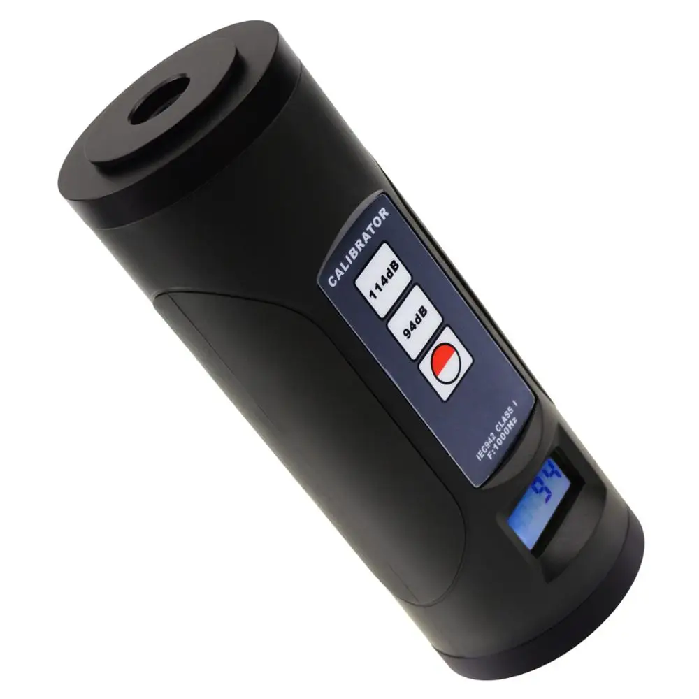 Digital Sound Level Meter Calibrator 94dB & 114dB for 1/2" and 1" inch Microphone Portable w/ Backlight Calibration Tool
Digital Sound Level Meter Calibrator 94dB & 114dB for 1/2" and 1" inch Microphone Portable w/ Backlight Calibration Tool