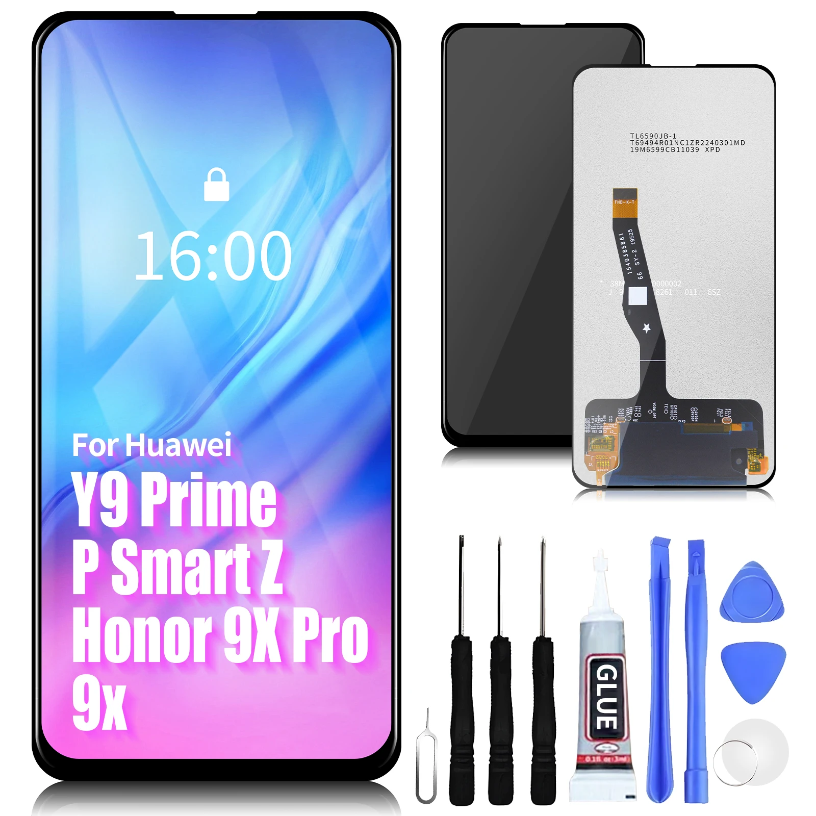 6.59" For HUAWEI Y9 Prime 2019 P Smart2 Honor 9X LCD Display Touch Screen Digitizer Phone LCD Screen Replacement For Y9 Prime 20
6.59" For HUAWEI Y9 Prime 2019 P Smart2 Honor 9X LCD Display Touch Screen Digitizer Phone LCD Screen Replacement For Y9 Prime 20
