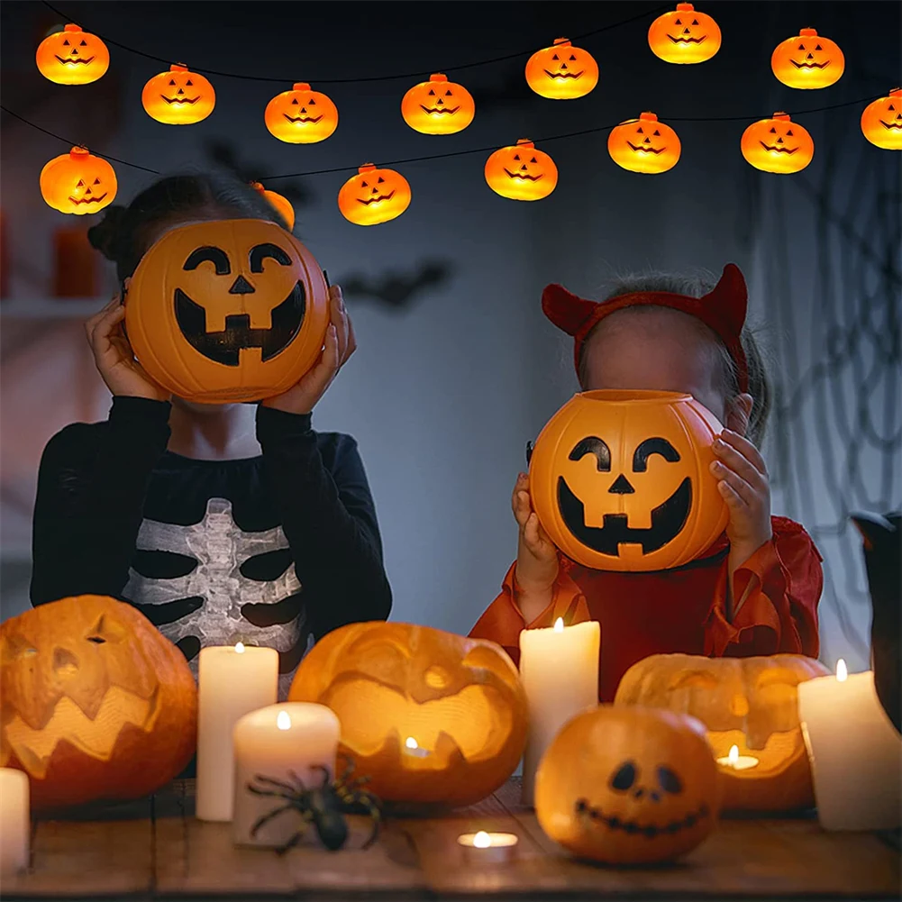 120cm 10 LED Pumpkin String Lights Halloween Lights Battery Operated String Lights For Home Bar Halloween Party Decor Supplies
120cm 10 LED Pumpkin String Lights Halloween Lights Battery Operated String Lights For Home Bar Halloween Party Decor Supplies