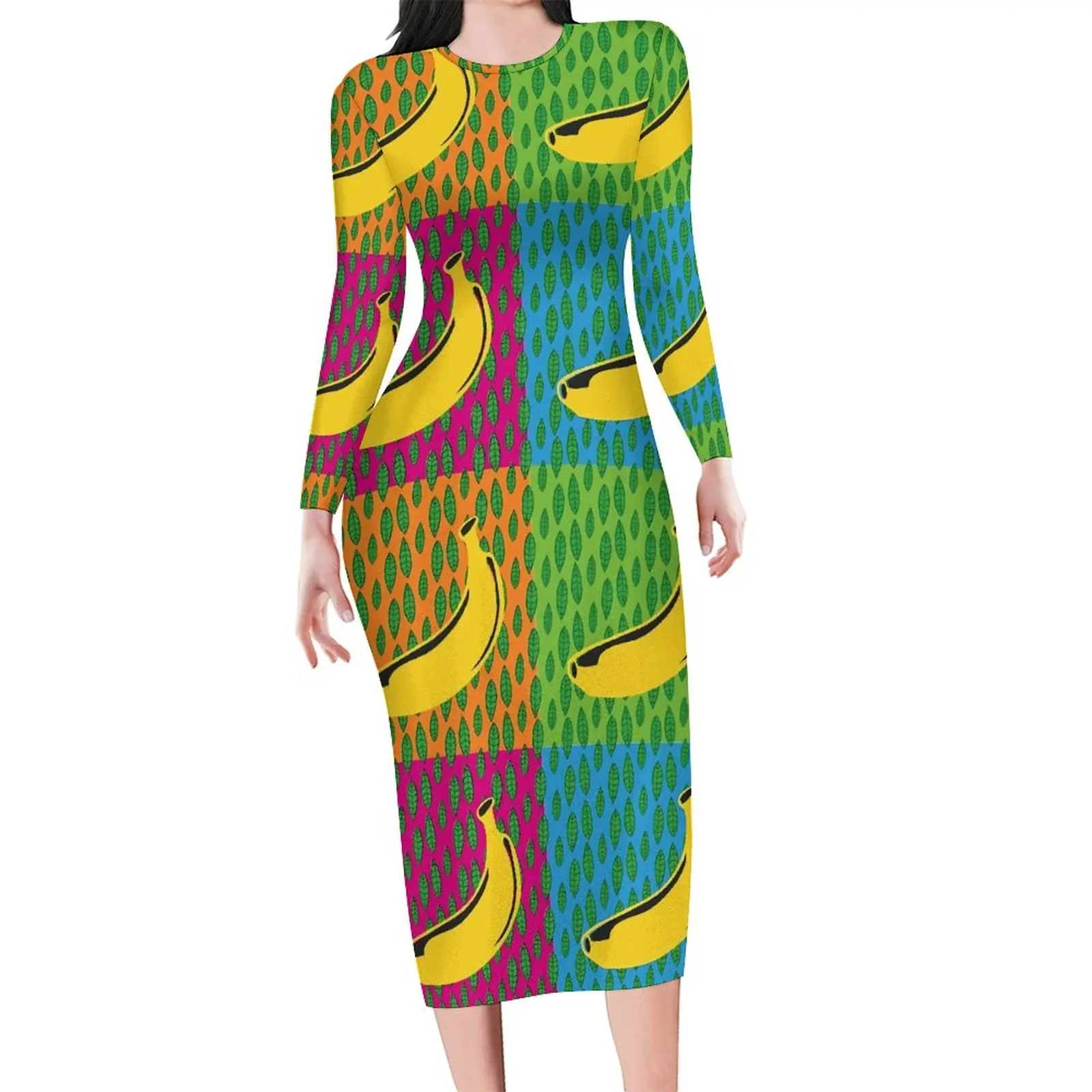 Banana Warhol Dress Ladies Pop Art Street Wear Bodycon Dress Spring Long Sleeve Kawaii Dresses Design Oversize Vestido
Banana Warhol Dress Ladies Pop Art Street Wear Bodycon Dress Spring Long Sleeve Kawaii Dresses Design Oversize Vestido