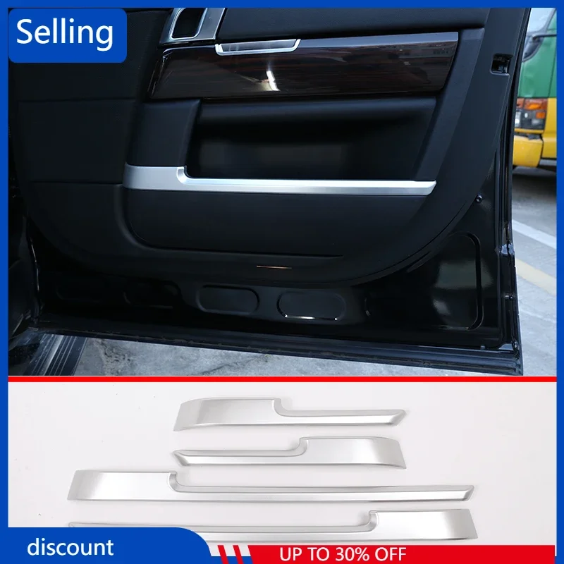 4pcs For Land rover Range Rover Vogue L405 Car-Styling ABS Chrome Interior Door Decoration Strips Trim Accessories Sticker New
4pcs For Land rover Range Rover Vogue L405 Car-Styling ABS Chrome Interior Door Decoration Strips Trim Accessories Sticker New