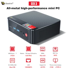 BEELINK SER3 Mini PC 3750H PC DDR4 16GB 512G SSD Windows 10 Desktop WiFi 5 Bluetooth-Compatible 4.0 HD Display
BEELINK SER3 Mini PC 3750H PC DDR4 16GB 512G SSD Windows 10 Desktop WiFi 5 Bluetooth-Compatible 4.0 HD Display