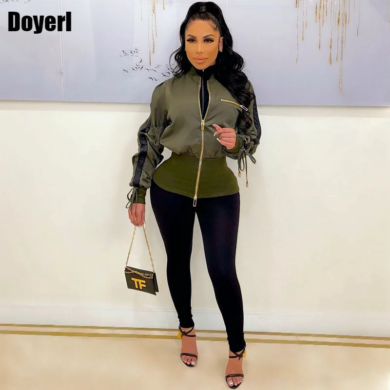 Green Bomber Jacket Women Cropped Coat Jacket Autumn Winter Streetwear Slim Long Sleeve Waterproof Zipper Jackets for Women 2022
Green Bomber Jacket Women Cropped Coat Jacket Autumn Winter Streetwear Slim Long Sleeve Waterproof Zipper Jackets for Women 2022