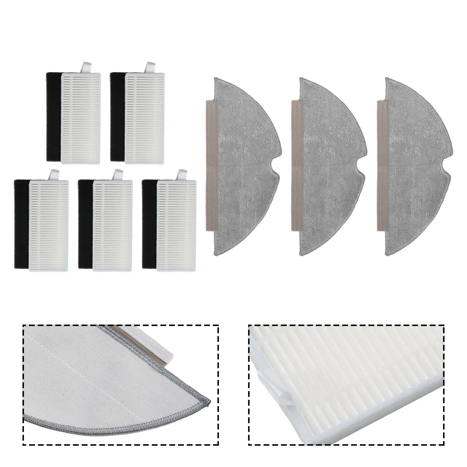 Filters Replacement Kit Filter Kit For RoboVac L35/L35+ LR30 Hybird+ Accessory Mop Cloths Sturdy
Filters Replacement Kit Filter Kit For RoboVac L35/L35+ LR30 Hybird+ Accessory Mop Cloths Sturdy