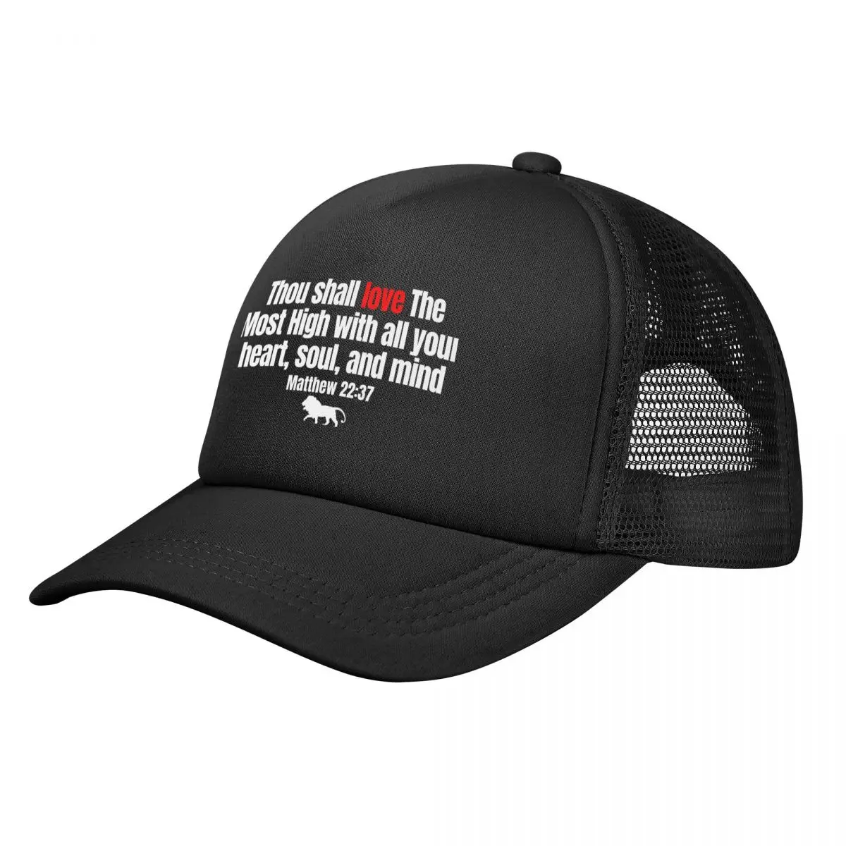 Thou Shall Love The Most High With All Your Heart, Soul, and Mind Baseball Cap Kids Hat Rave Girl'S Hats Men's
Thou Shall Love The Most High With All Your Heart, Soul, and Mind Baseball Cap Kids Hat Rave Girl'S Hats Men's