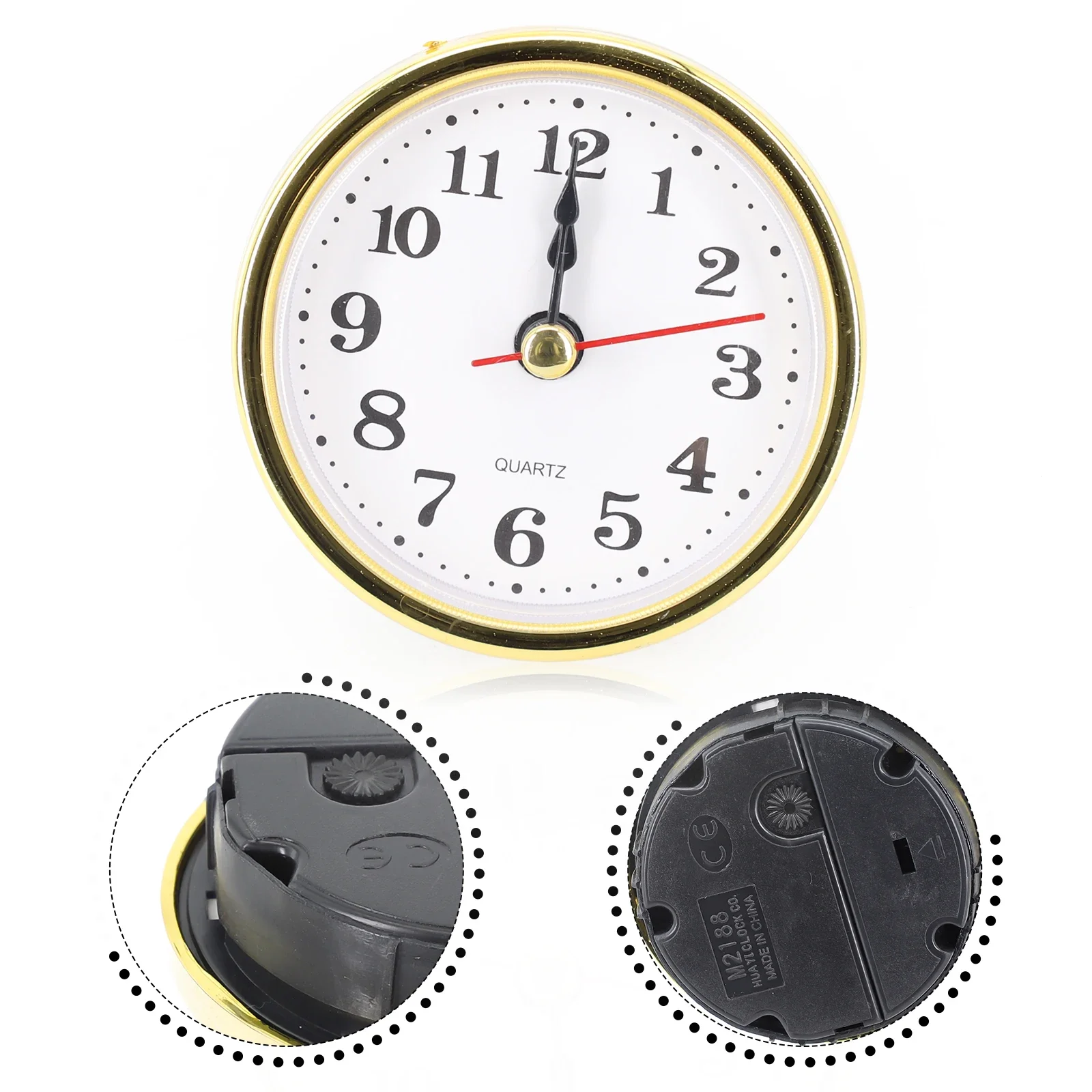 Upgrade Your Clock With 105MM Quartz Clock Insert, Gold Colored Trim, Silent Movement For Precision Timekeeping
Upgrade Your Clock With 105MM Quartz Clock Insert, Gold Colored Trim, Silent Movement For Precision Timekeeping