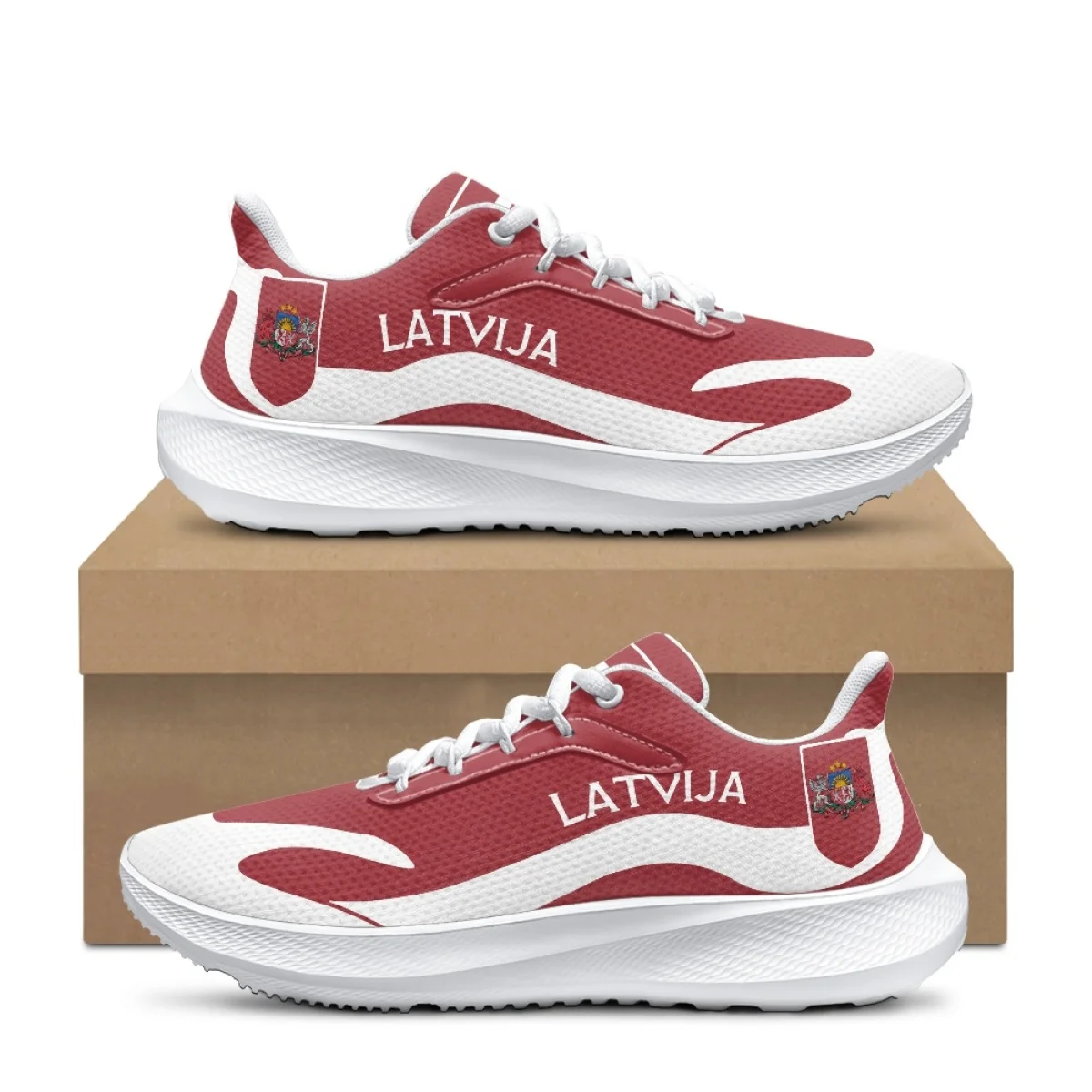 Latvian Country Flag Pattern Female Spring Autumn Sport Shoes Non-slip Dirt Resistant Casual Woman Sneakers Personalized Design
Latvian Country Flag Pattern Female Spring Autumn Sport Shoes Non-slip Dirt Resistant Casual Woman Sneakers Personalized Design