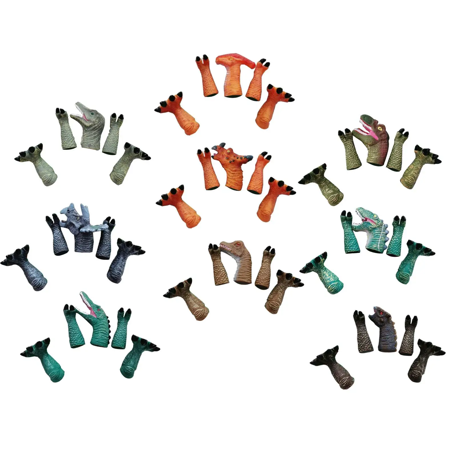 5Pcs Dinosaur Finger Puppets Toys Soft Realistic Bath Animal Heads Finger Toys for Kids Early Educational Easter Basket Stuffers
5Pcs Dinosaur Finger Puppets Toys Soft Realistic Bath Animal Heads Finger Toys for Kids Early Educational Easter Basket Stuffers