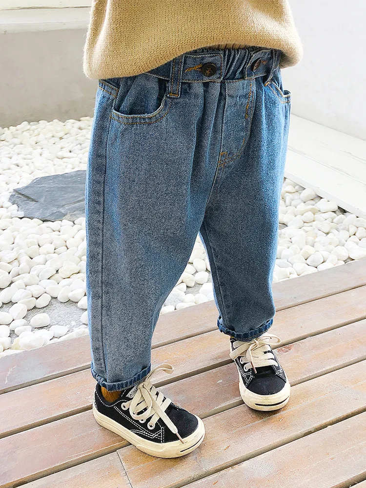 Girls Jeans Kids Autumn Spring Clothes Boys Trousers Children Denim Pants for Baby Boy Jeans toddlers 90~130
Girls Jeans Kids Autumn Spring Clothes Boys Trousers Children Denim Pants for Baby Boy Jeans toddlers 90~130