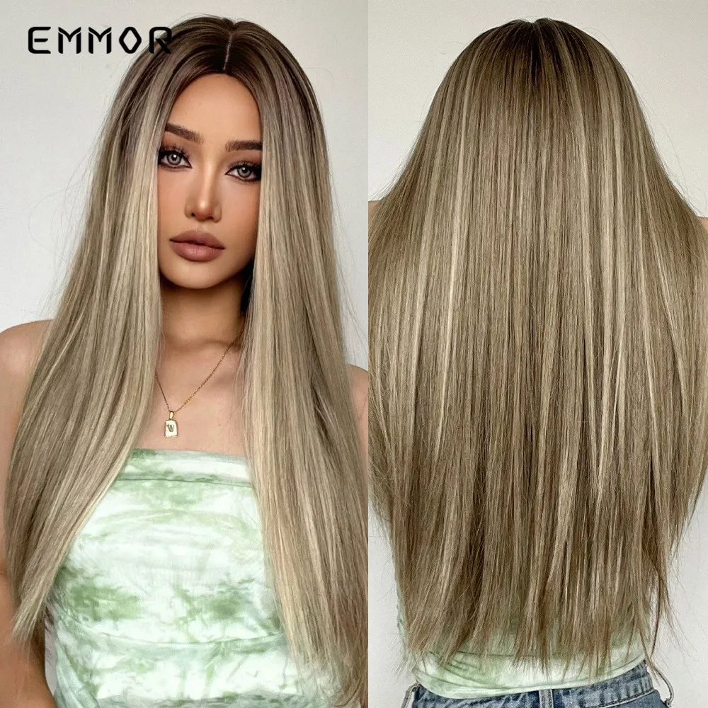 Emmor Synthetic Long Blonde Brown Straight Wig Hair Wigs Cosplay Natural Heat Resistant Wigs for Women Daily Wigs
Emmor Synthetic Long Blonde Brown Straight Wig Hair Wigs Cosplay Natural Heat Resistant Wigs for Women Daily Wigs