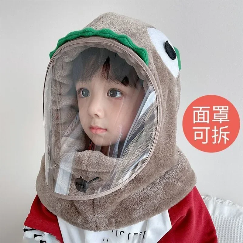 Ветрозащитная шапка детская осенне-зимняя уличная интегрированная Защитная Толстая защита ушей из пеноматериала с теплым маской для лица
Ветрозащитная шапка детская осенне-зимняя уличная интегрированная Защитная Толстая защита ушей из пеноматериала с теплым маской для лица