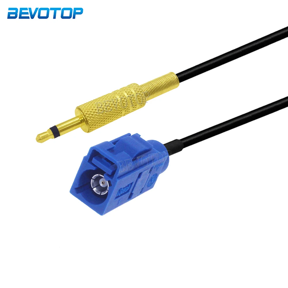 1Pcs RG174 Blue Fakra C Female Jack to 3.5mm 1/8" Mono TS Male plug Connector Crimp RG174 RF Coaxial Jumper Pigtail Cable
1Pcs RG174 Blue Fakra C Female Jack to 3.5mm 1/8" Mono TS Male plug Connector Crimp RG174 RF Coaxial Jumper Pigtail Cable