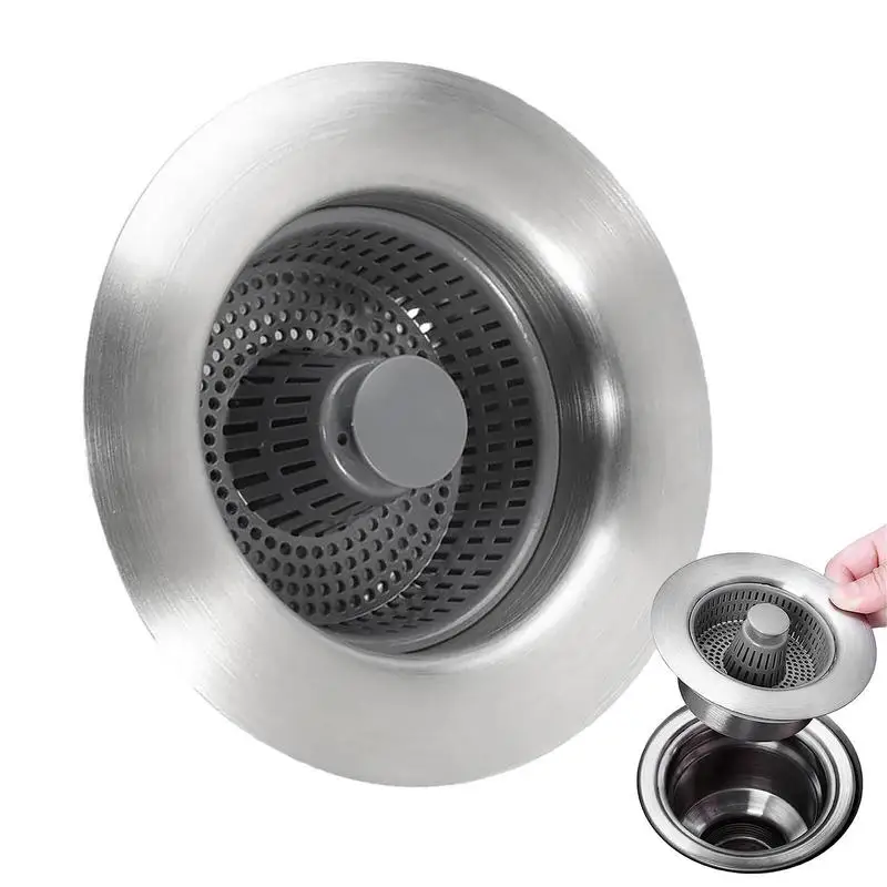 Sink Drain Strainer Stainless Steel Mesh Sink Strainer Filter Bathroom Floor Drains Hair Catcher Multipurpose Basin Pipe Stopper
Sink Drain Strainer Stainless Steel Mesh Sink Strainer Filter Bathroom Floor Drains Hair Catcher Multipurpose Basin Pipe Stopper