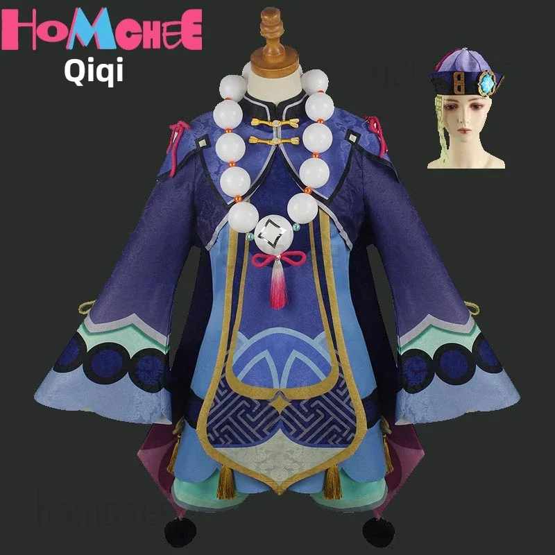 Qiqi Cosplay Costume Genshin Impact Dress Hat Spells Socks Qi Qi Wig Zombie Girl Game cosplay Genshin Impact
Qiqi Cosplay Costume Genshin Impact Dress Hat Spells Socks Qi Qi Wig Zombie Girl Game cosplay Genshin Impact