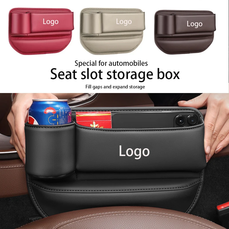 

For KIA K5 Rio Optima Sportage Ceed Soul Picanto Stonic Venga Sorento Forte Stinger Car Seat Crevice Storage Organirganizer Box