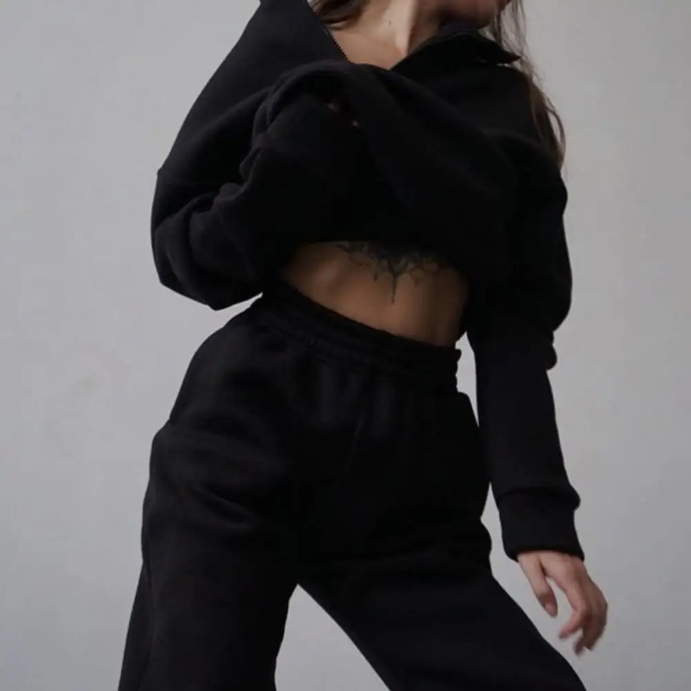 2 Pcs/Set Sweatshirt Pants Set Thick Sports Loose Ankle-banded Lady Winter Tracksuit Women Tracksuit Women Clothes
2 Pcs/Set Sweatshirt Pants Set Thick Sports Loose Ankle-banded Lady Winter Tracksuit Women Tracksuit Women Clothes